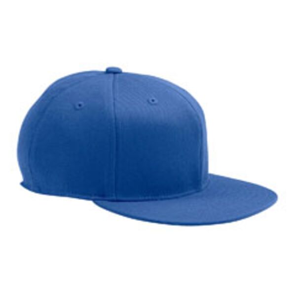 Flexfit 6210 Structured Flat Bill Fitted Hat Thumbnail